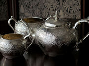 アンティークシルバーティーセット antique silver teaset