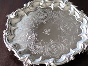 シルバーサルヴァ antique silver salver