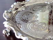 シルバーサルヴァ antique silver salver