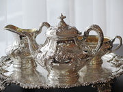 アンティークシルバーティーセット antique silver teaset