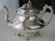 シルバーティーポット antique silver teapot