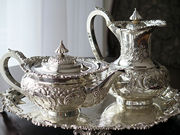 シルバーティーポット antique silver teapot