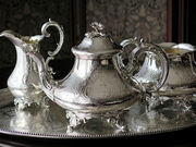 アンティークシルバーティーセット antique silver teaset