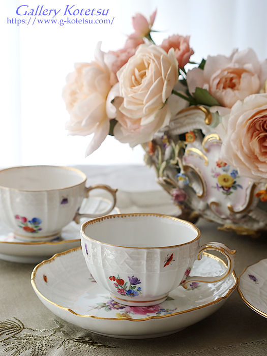 meissen cup&saucer }CZJbv\[T[