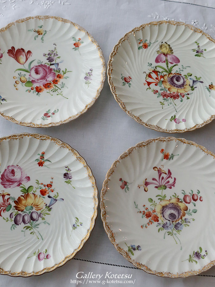 �h���X�f���f�U�[�g�v���[�g dresden dessert plate