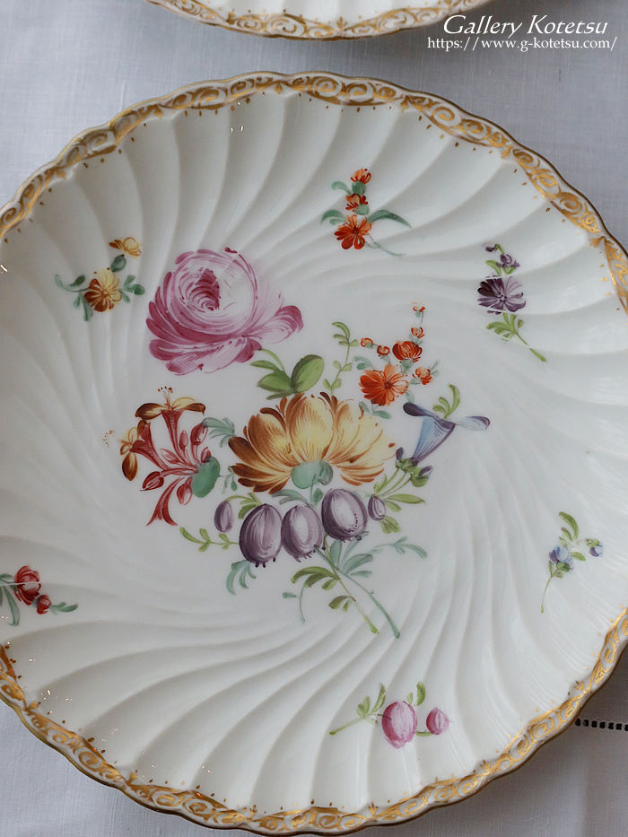�h���X�f���f�U�[�g�v���[�g dresden dessert plate