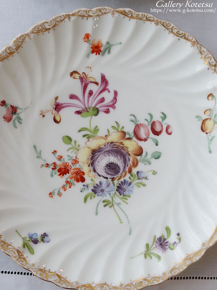 �h���X�f���f�U�[�g�v���[�g dresden dessert plate