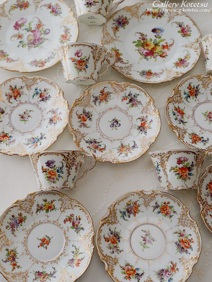 �h���X�f���J�b�v���\�[�T�[ dresden cup&saucer