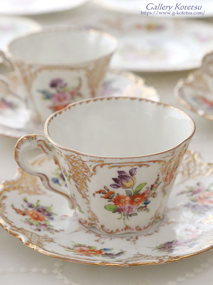 �h���X�f���J�b�v���\�[�T�[ dresden cup&saucer