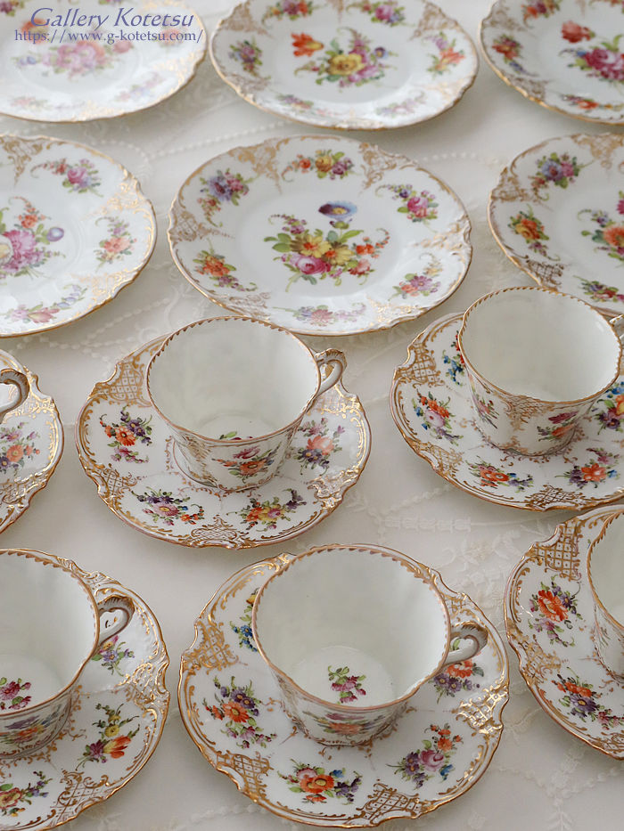 �h���X�f���J�b�v���\�[�T�[ dresden cup&saucer