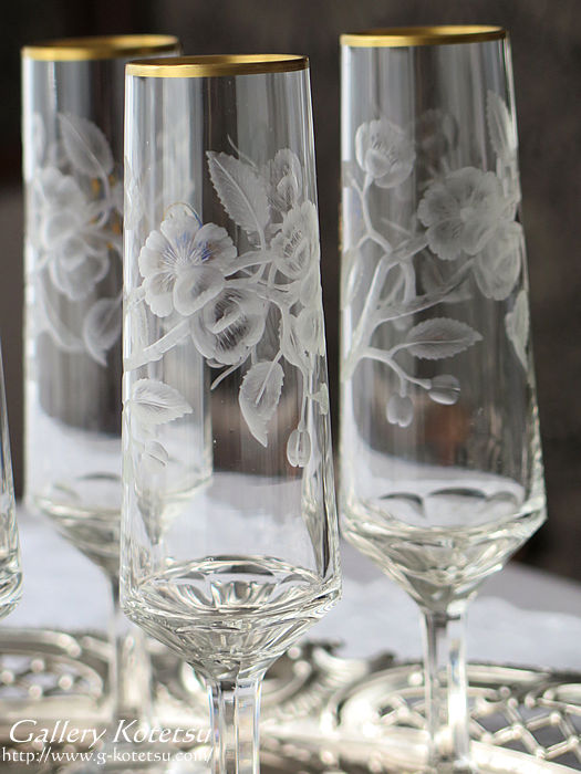 モーゼルシャンパングラス moser champagneglsss