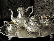 アンティークシルバーティーセット antique silver teaset