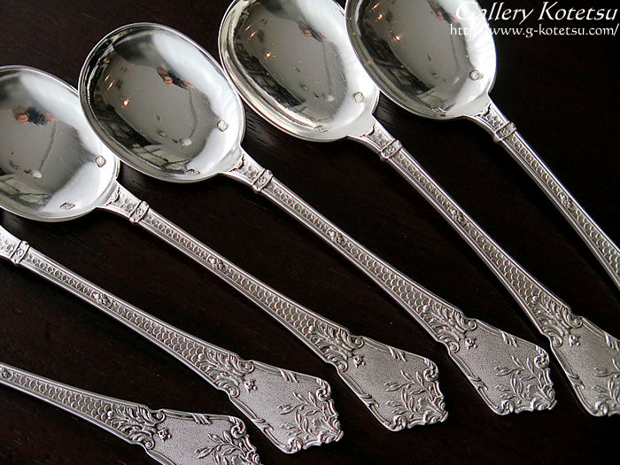 フレンチシルバー　アイスクリームスプーン antique silver Icecreamspoon