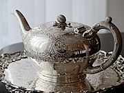シルバーティーポット antique silver teapot