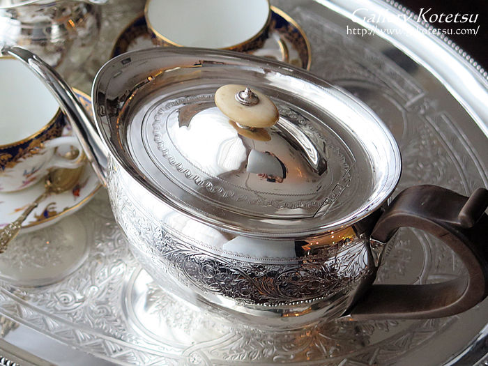 シルバーティーセット antique silver teaset