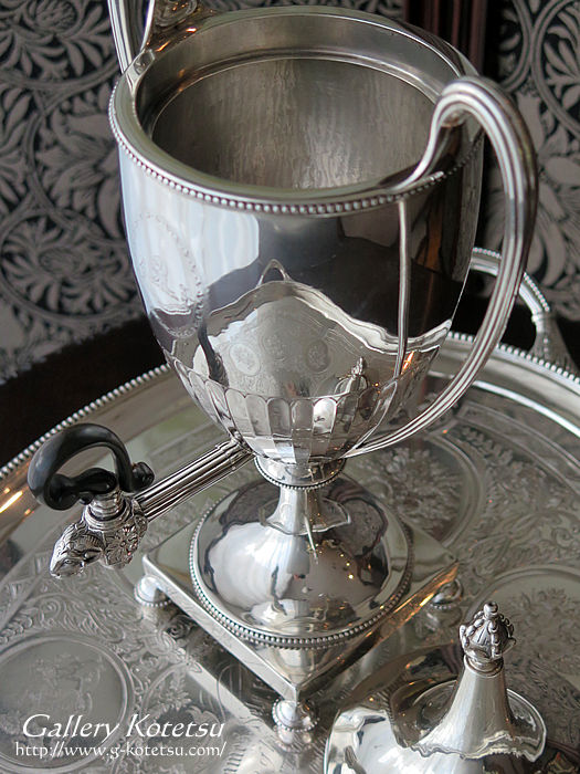 アンティークシルバーティーアーン antique silver teaurn