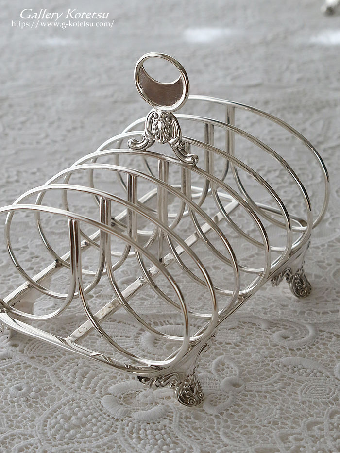 �V���o�[�g�[�X�g���b�N antique silver toastrack