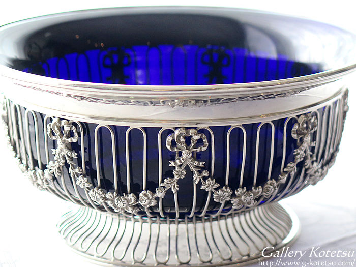 アンティークグラスボウル antique glass bowl