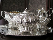 シルバーティーポット antique silver teapot