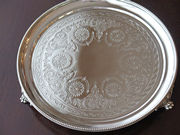 シルバーサルヴァ antique silver salver