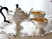 アンティークシルバーティーセット antique silver teaset