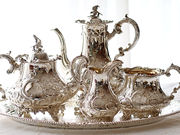 アンティークシルバーティーセット antique silver teaset