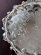 シルバーサルヴァ antique silver salver