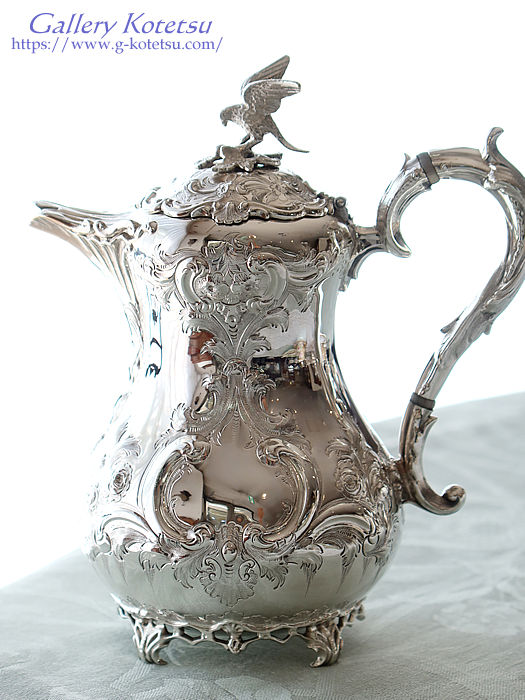 antique silver tea set