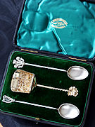�A���e�B�[�N�V���o�[�e�B�[�Z�b�g antique silver teaset