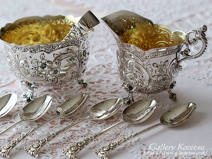 antique silver teaspoon アンティークシルバーティースプーン