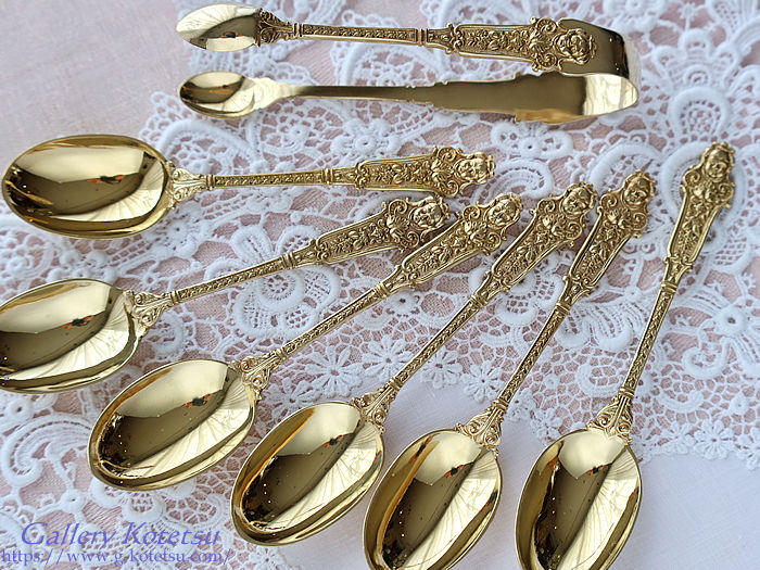 antique silver tea spoon アンティークシルバー　ティースプーン