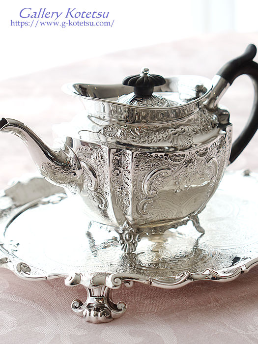 antique silver tea pot AeB[NVo[@eB[|bg