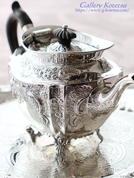 antique silver tea pot AeB[NVo[@eB[|bg