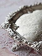 シルバーサルヴァ antique silver salver