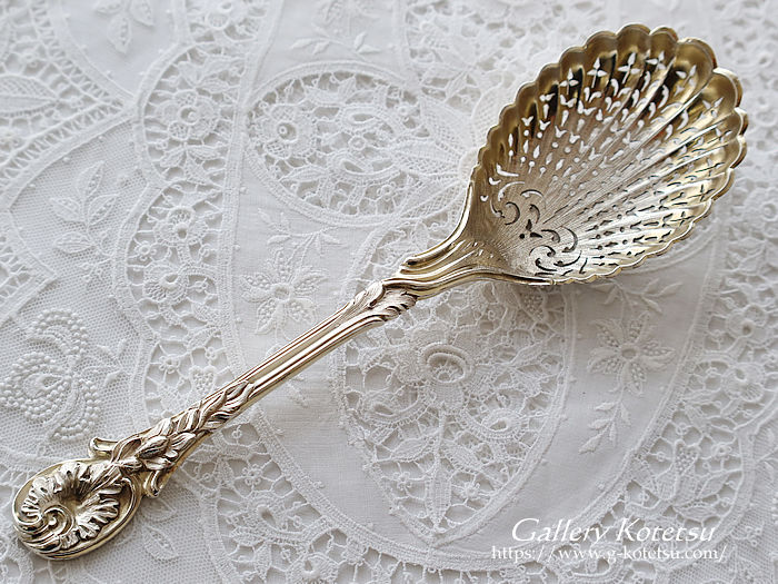 antique silver shifter spoon