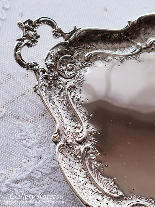 antique silver tray �A���e�B�[�N�V���o�[�@�g���[