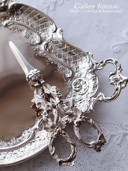 antique silver tray �A���e�B�[�N�V���o�[�@�g���[