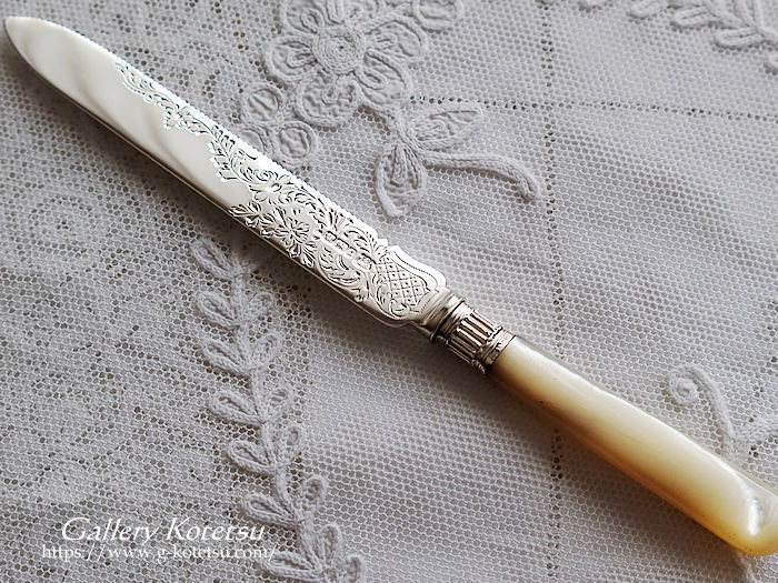 antique silver cake knife アンティークシルバー　ケーキナイフ