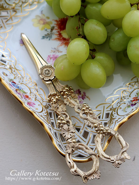 antique silver grape scissers �A���e�B�[�N�V���o�[�@�O���[�v�V�U�[�Y