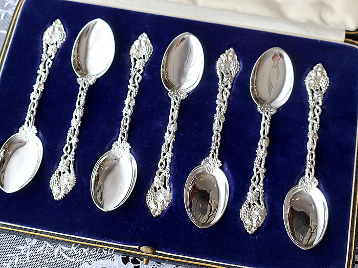 antique silver tea spoon AeB[NVo[@Xv[