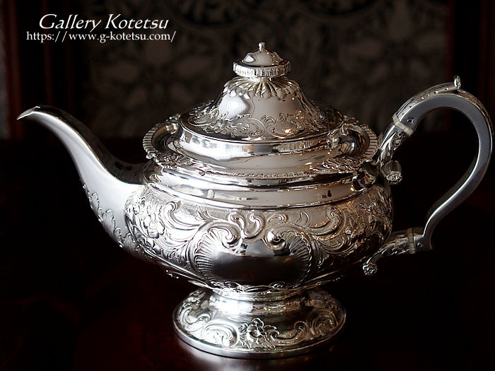 antique silver tea pot AeB[NVo[@eB[|bg