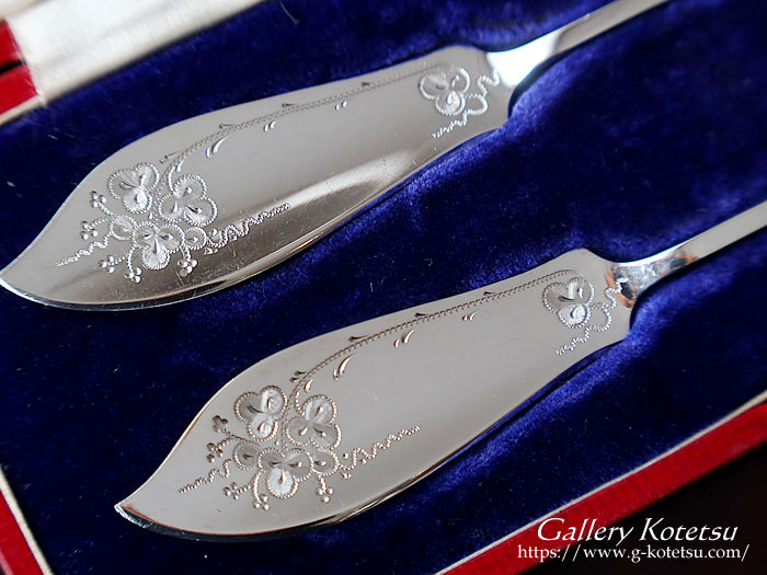 antique silver butter knife アンティークシルバー