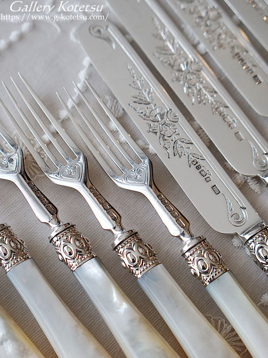 antique silver dessert cutlery アンティークシルバー　デザートカトラリー