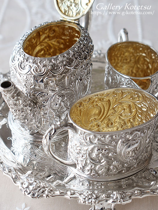 antique silver tea set アンティークシルバー　ティーセット