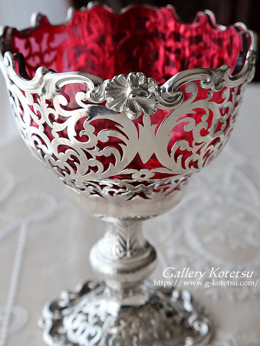 antique silver compote アンティークシルバー　コンポート