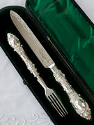 �A���e�B�[�N�V���o�[�e�B�[�Z�b�g antique silver teaset