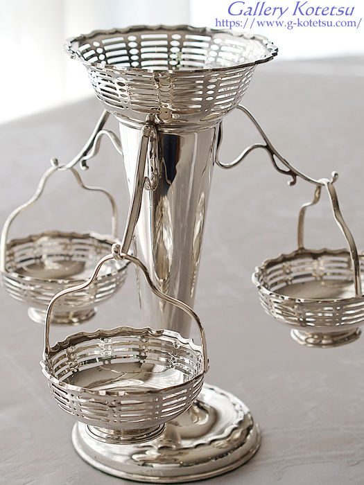 �A���e�B�[�N�V���o�[�@�C�p�[�� antique silver epergne