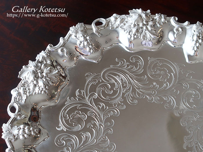 AeB[NVo[@T@ antique silver salver