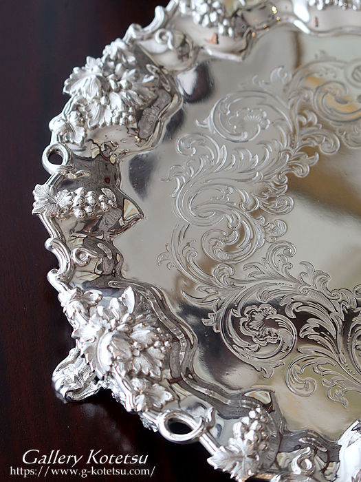 AeB[NVo[@T@ antique silver salver