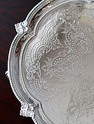 シルバーサルヴァ antique silver salver